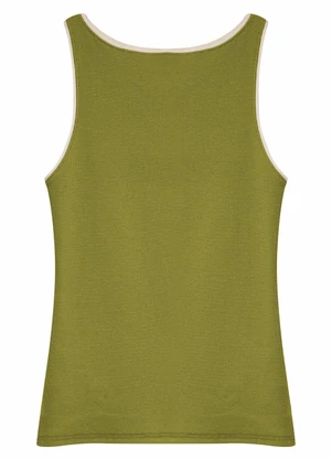 Malwee - Blusa Justa Canelada Verde Pistache - MALWEE