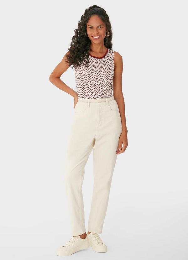 Malwee - Blusa Justa Chevron em Viscolinho Terracota 2