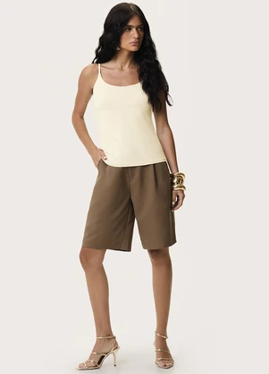 Enfim - Blusa Justa com Bojo Off White - ENFIM