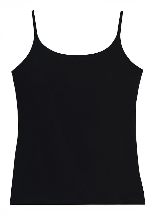 Enfim - Blusa Justa com Bojo Preto