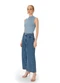 Enfim - Blusa Justa em Viscose Verde - variação: Azul Pastel