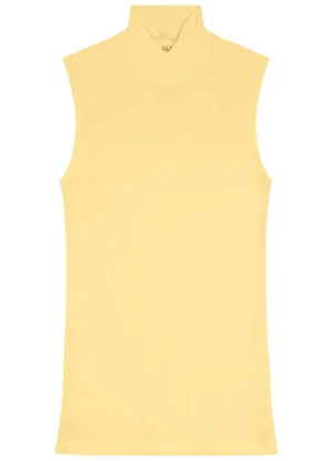 Malwee - Blusa Justa em Ribana Amarelo Claro - MALWEE