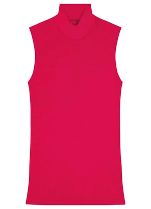 Malwee - Blusa Justa em Ribana Rosa Escuro - MALWEE