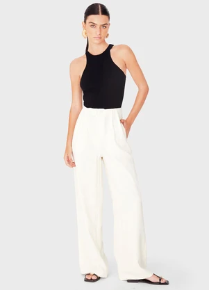 Enfim - Blusa Justa em Tricot Preto - ENFIM