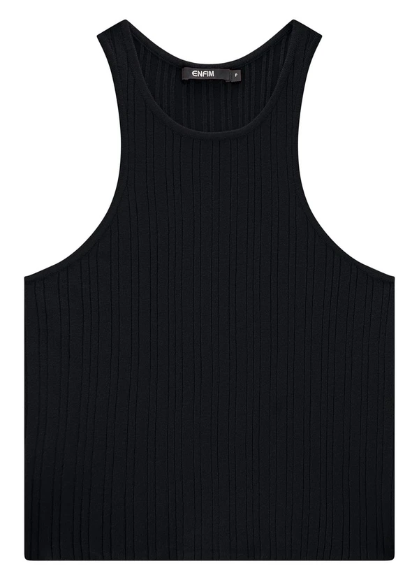 Enfim - Blusa Justa em Tricot Preto 3