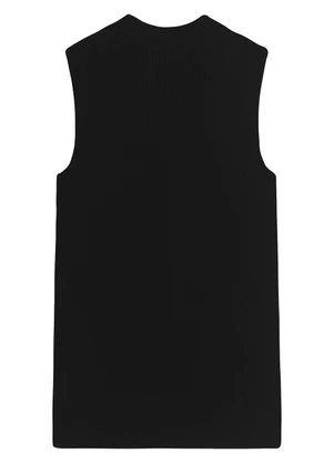 Enfim - Blusa Justa em Tricot Preto - ENFIM