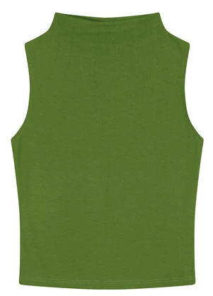 Enfim - Blusa Justa em Viscose Verde - ENFIM