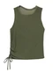 Enfim - Blusa Justa Texturizada Verde Militar - variação: Verde Militar