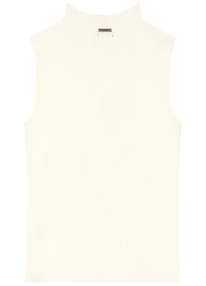 Enfim - Blusa Justa Tricô Bege - ENFIM