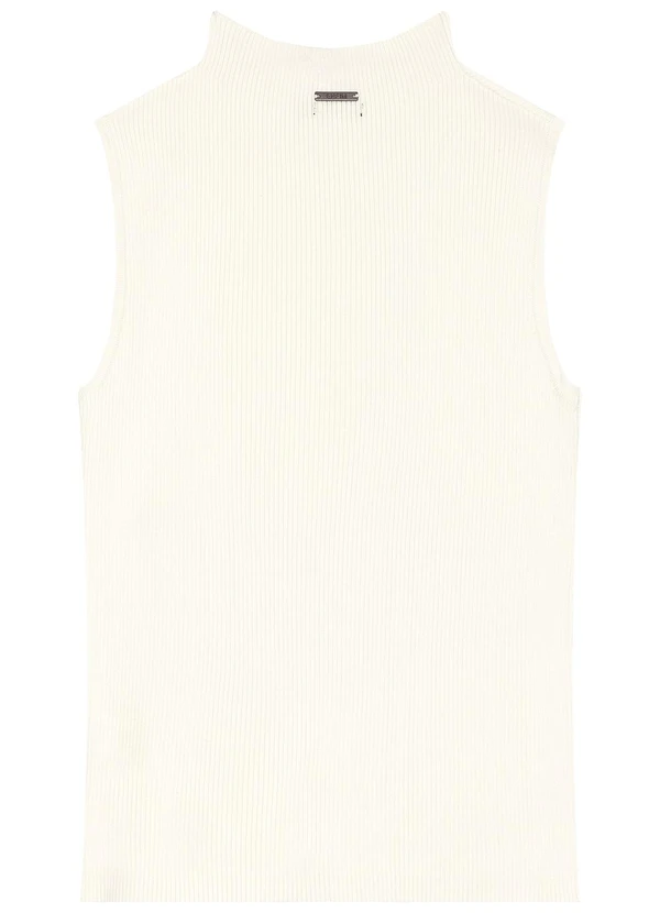 Enfim - Blusa Justa Tricô Bege 2