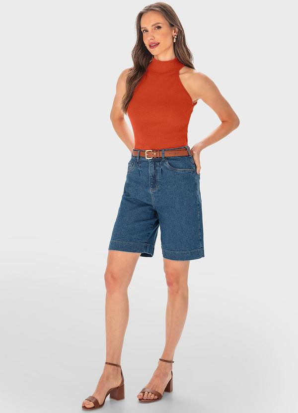 Malwee - Blusa Laranja Justa em Ribana 2