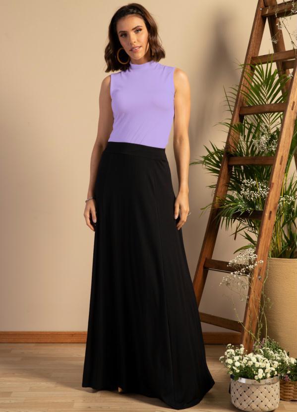 Quintess - Blusa Lilás com Gola Alta 3