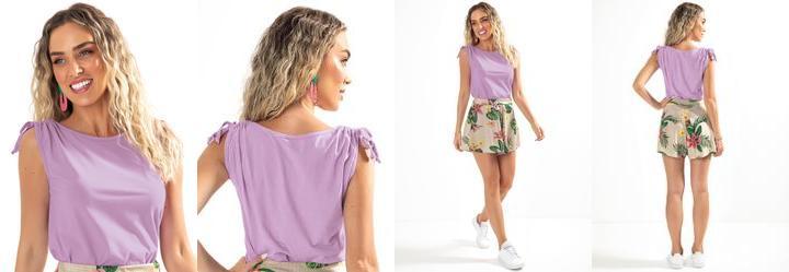 Blusa Lils em Malha de Algodo