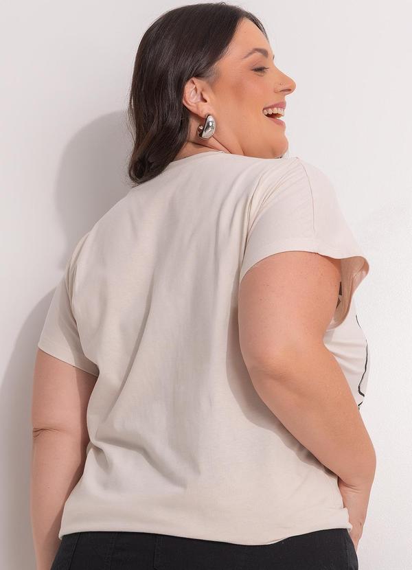 Blusa Lilo & Stitch Bege 2