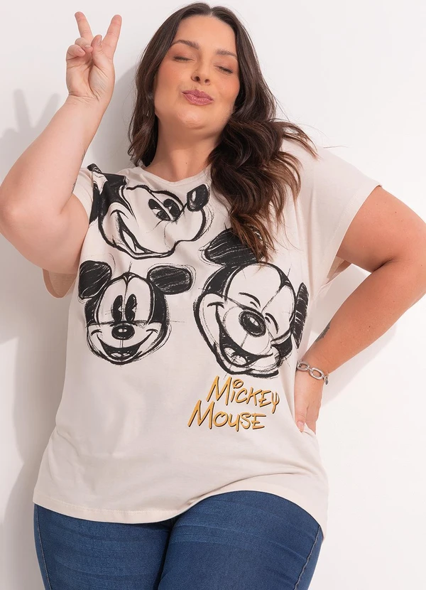 Disney - Blusa Mickey Mouse Bege 4
