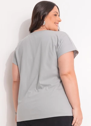 Disney - Blusa Lilo & Stitch Cinza - DISNEY