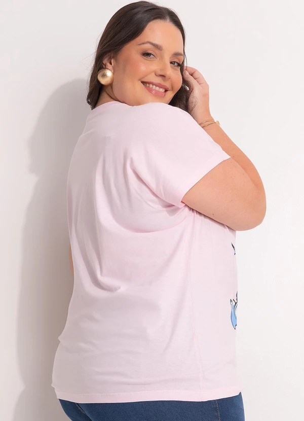 Disney - Blusa Lilo & Stitch Rosa 2