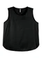 Outlet - Blusa Lisa com Barra Arredondada Adulto Verde - variação: Preto