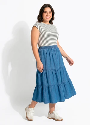 Quintess - Blusa Listrada em Malha - QUINTESS