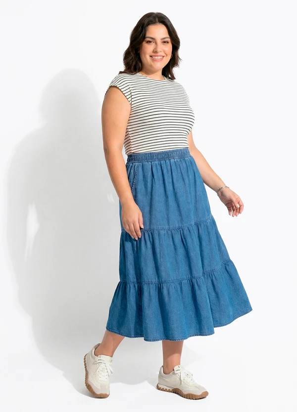 Quintess - Blusa Listrada em Malha 2