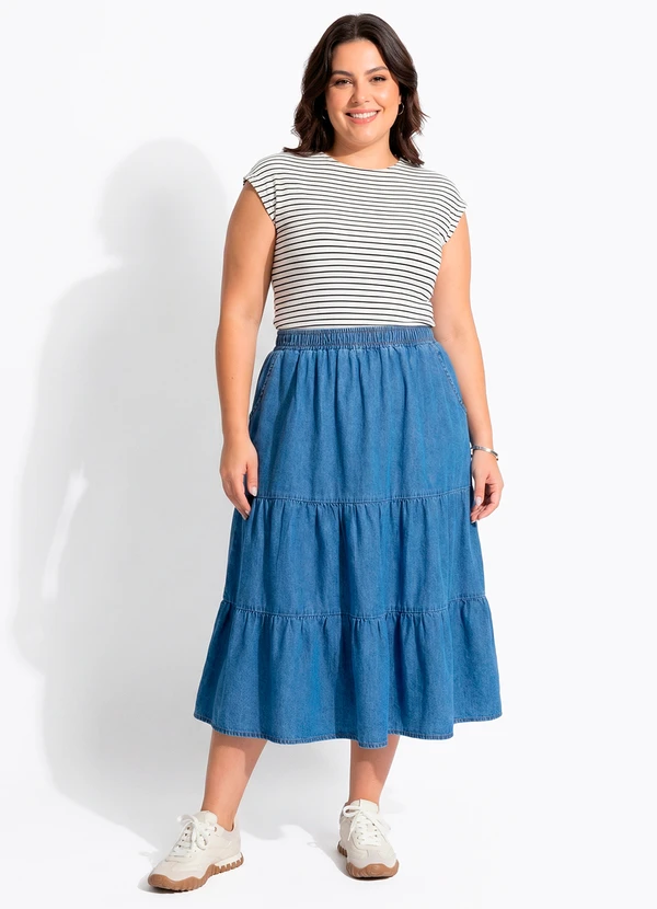 Quintess - Blusa Listrada em Malha 5