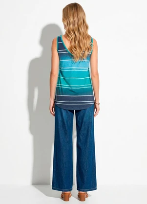 Quintess - Blusa Listras em Malha Flamê - QUINTESS