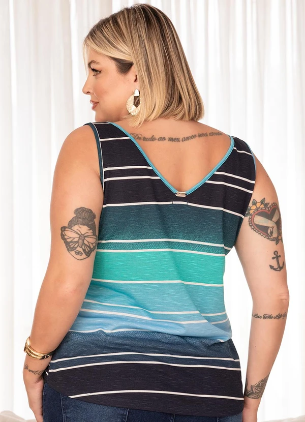 Quintess - Blusa Listras em Malha Flamê 11