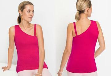 Blusa Magenta em Malha de Viscose