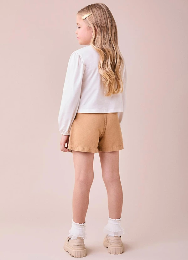 Momi - Blusa Manga Longa com Top de Tricot Branco 4