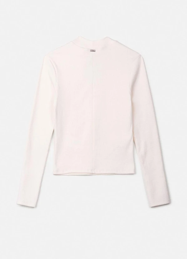 Authoria - Blusa Manga Longa em Ribana Off Off White 2