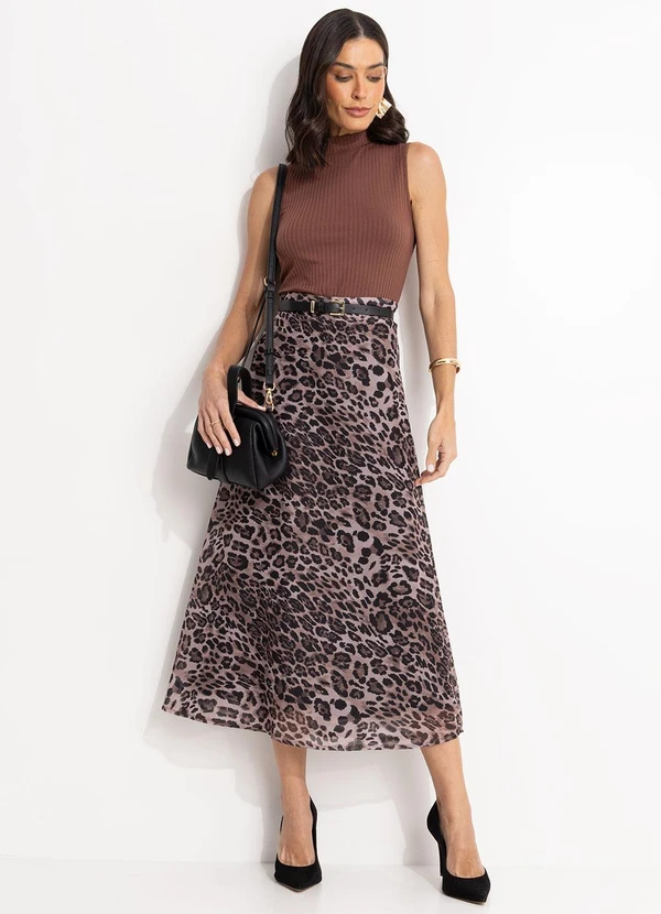 Quintess - Blusa Marrom em Malha Artois 6