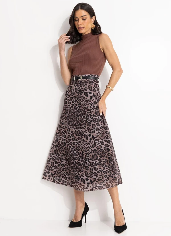 Quintess - Blusa Marrom em Malha Artois 7