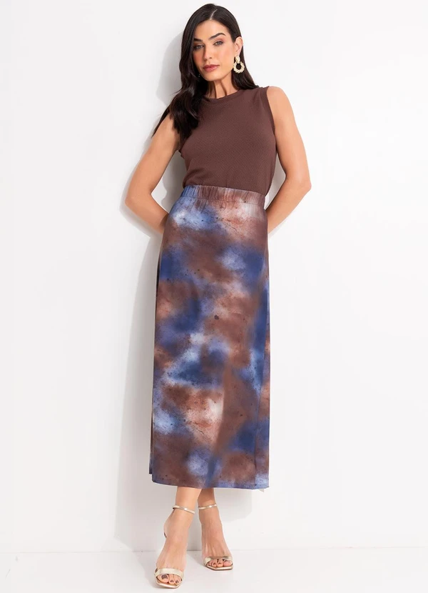 Quintess - Blusa Marrom em Malha Texturizada 3