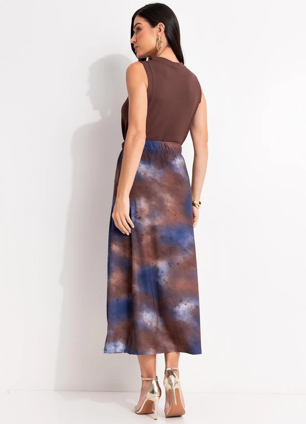 Quintess - Blusa Marrom em Malha Texturizada 5