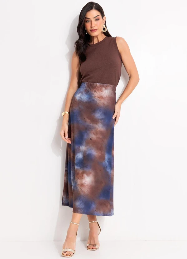 Quintess - Blusa Marrom em Malha Texturizada 6