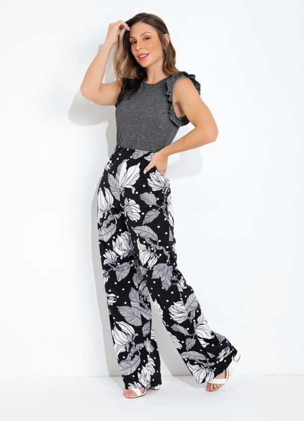 Moda Pop - Blusa Mescla com Babado 8