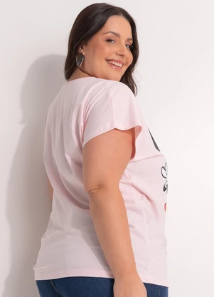Disney - Blusa Minnie Mouse Rosa - DISNEY
