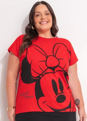 Disney - Blusa Minnie Mouse Vermelho - DISNEY