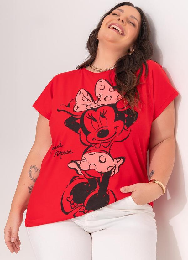 Blusa Minnie Mouse Vermelho 5