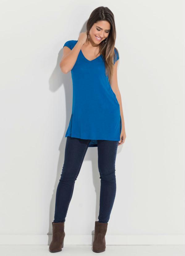 Quintess - Blusa Mullet Quintess com Fendas Royal 3