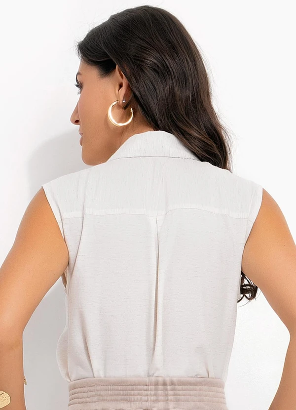 Quintess - Blusa Natural em Linho 4