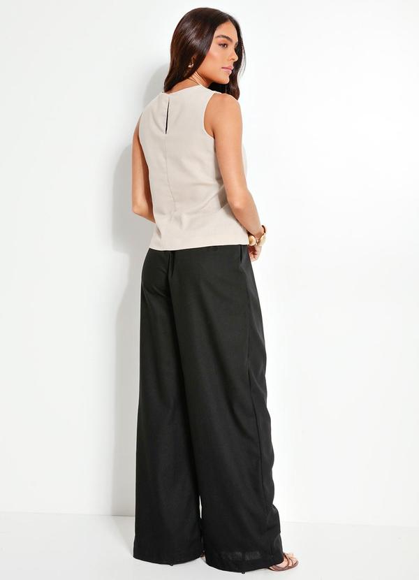 Quintess - Blusa Natural em Linho 2