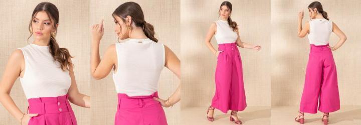 Blusa Off White com Brilho