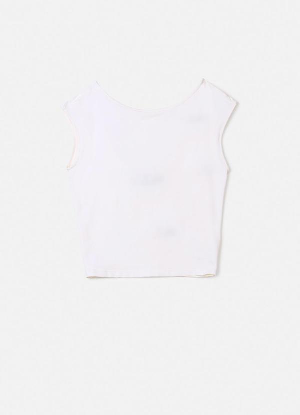 Authoria - Blusa Off White com Decote nas Costas Off White 2