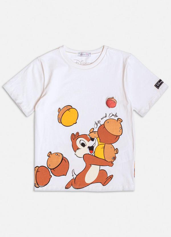 Momi - Blusa Off White do Tico e Teco Branco