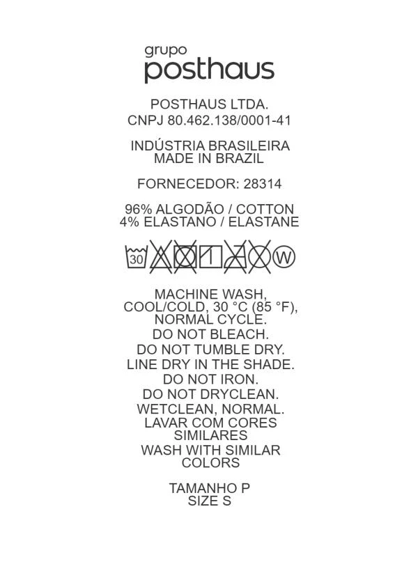 Quintess - Blusa Off White em Cotton com Franzido na Cintura e Decote Redondo 5