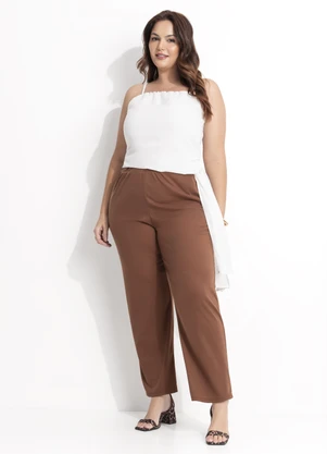 Quintess - Blusa Off White em Crepe Plano - QUINTESS