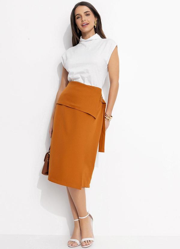 Quintess - Blusa Off White em Malha de Algodão Penteado 7