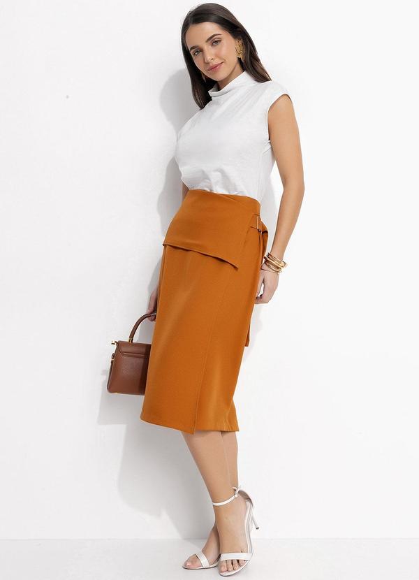 Quintess - Blusa Off White em Malha de Algodão Penteado 8