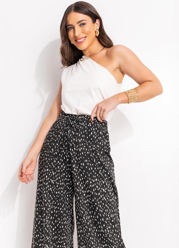 bonprix - Blusa Off White em Malha de Algodão 7